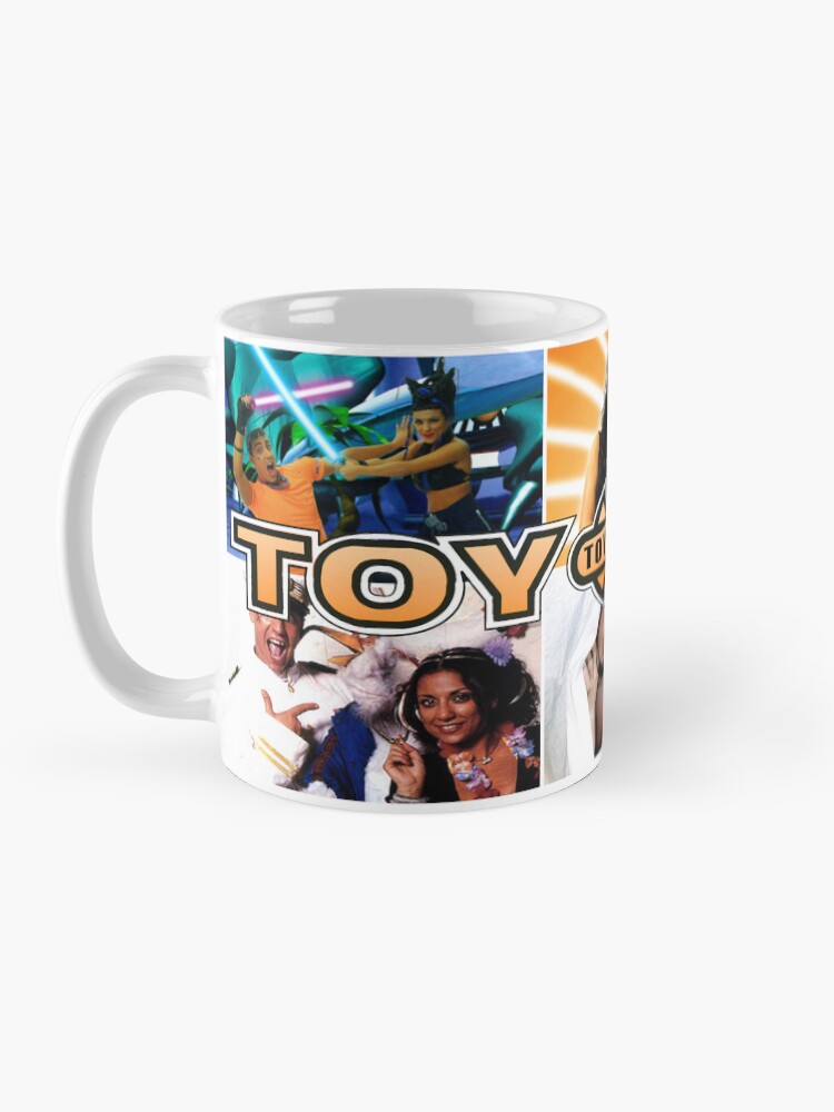 Alternate view of Toy-box fan tiled mug design Coffee Mug