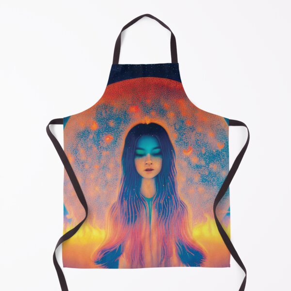 Item preview, cosmic  girl in 4 elements AI designed and sold by SBlagojevic.