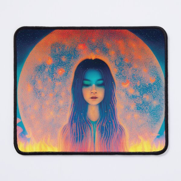 Item preview, cosmic girl in 4 elements AI designed and sold by SBlagojevic.
