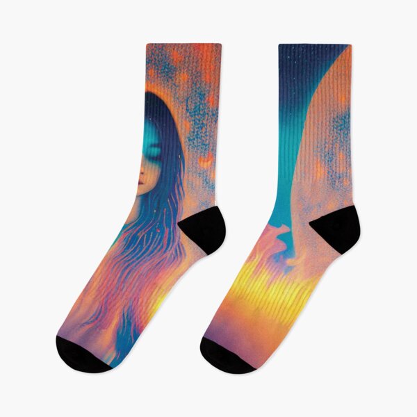 Item preview, cosmic  girl in 4 elements AI designed and sold by SBlagojevic.