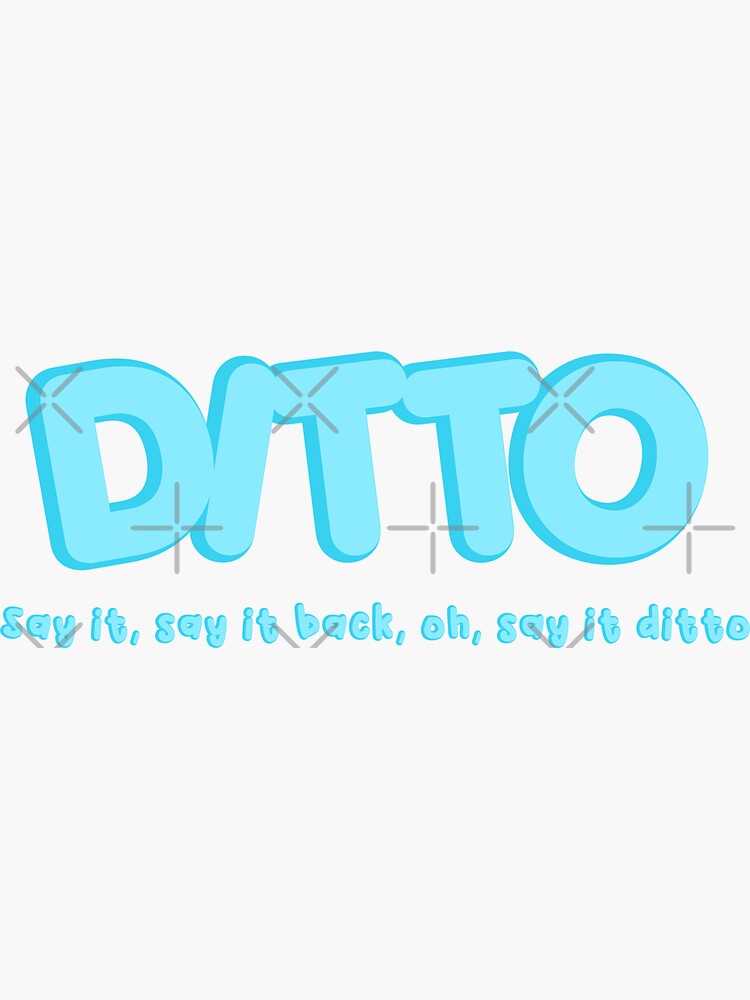 Ditto new jeans -O.M.G new album  Sticker for Sale by
