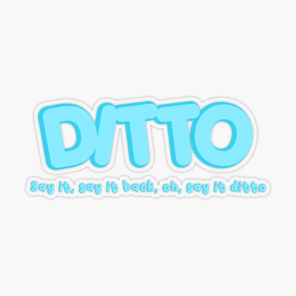 ditto new jeans english lyrics｜TikTok Search