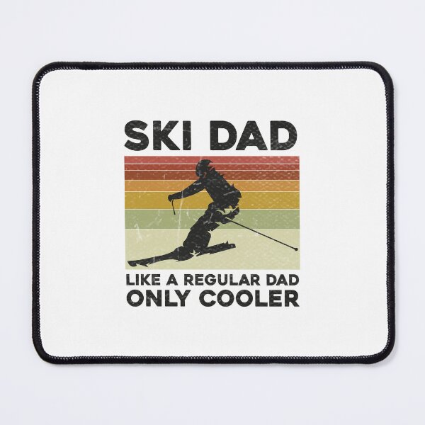 Item preview, ski dad like a regular dad only way cooler skiing dad retro vintage grunge texture, Ski Dad Like A Regular Dad But Cooler Vintage Skiing Skier, ski dad designed and sold by RedArtsDesign.