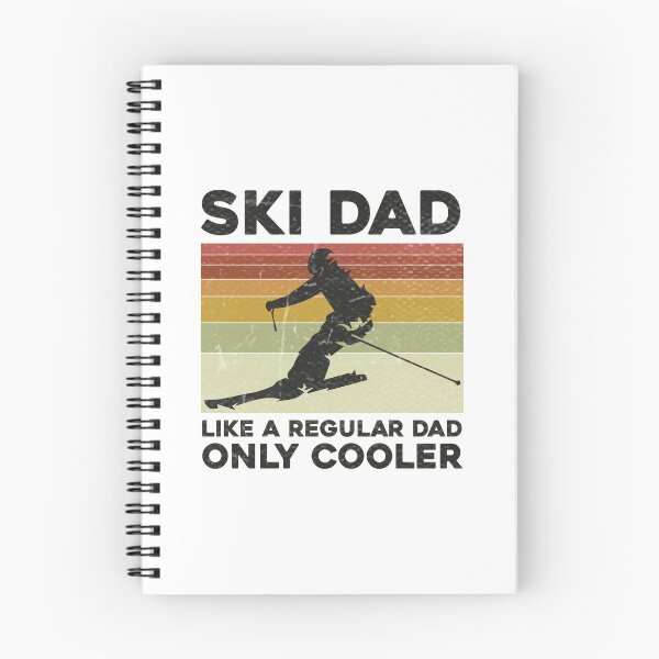 Item preview, ski dad like a regular dad only way cooler skiing dad retro vintage grunge texture, Ski Dad Like A Regular Dad But Cooler Vintage Skiing Skier, ski dad designed and sold by RedArtsDesign.