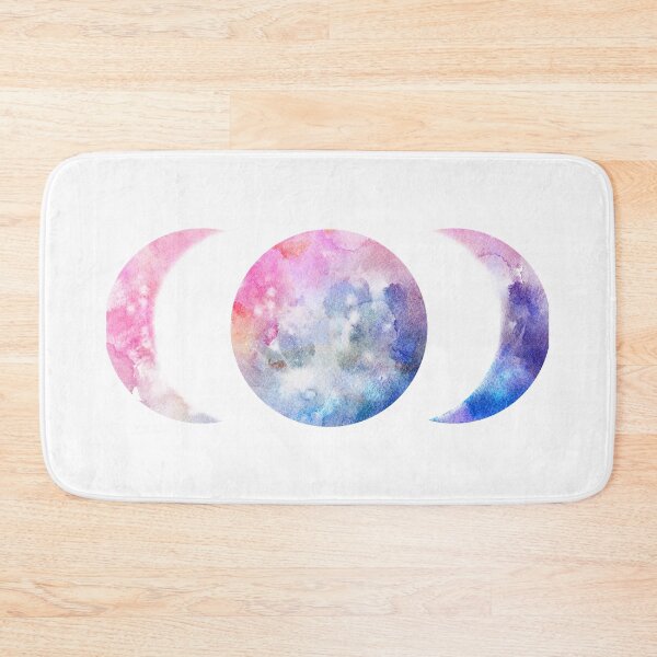Item preview, Pink and Blue Triple Moons - Triple Goddess - Southern Hemisphere designed and sold by Annalee Beer.