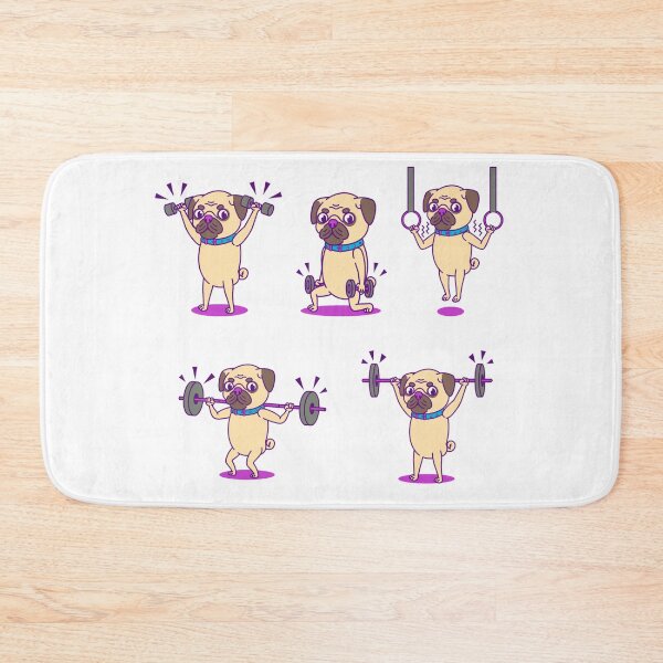 Item preview, Pug´s New Year´s Resolution designed and sold by KatasArt.
