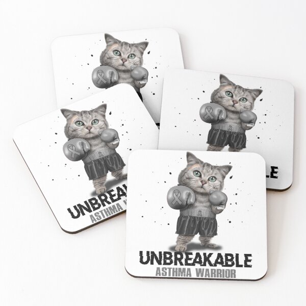 Item preview, Asthma Warrior - UNBREAKABLE - Asthma Ribbon designed and sold by EdithShop59.