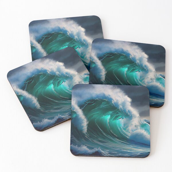 Item preview, Ocean Waves  designed and sold by AiBroughtToLife.