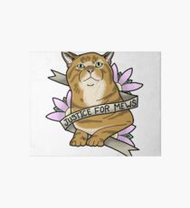 Stranger Things - Justice For Mews Art Board