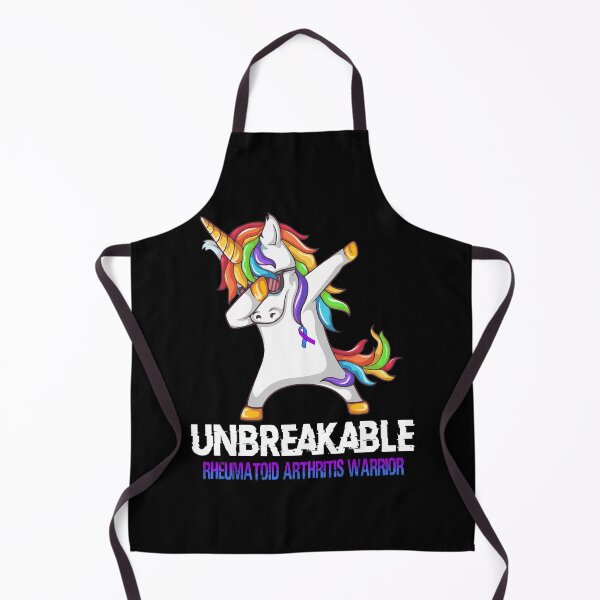 Item preview, Rheumatoid Arthritis Awareness - Unicorn Rheumatoid Arthritis Warrior Ribbon UNBREAKABLE designed and sold by Fernandezf.