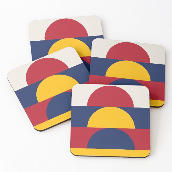 Item preview, Bauhaus Exhibition, Bauhaus Wall Art, Bauhaus Exhibition Print, Bauhaus sun downer inspired strong color designed and sold by re-make-.