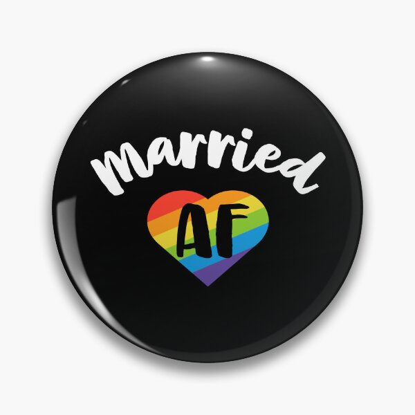 Item preview, Married AF Bachelorette LGBT Gay Lesbian Wedding designed and sold by QueenOfPrint.