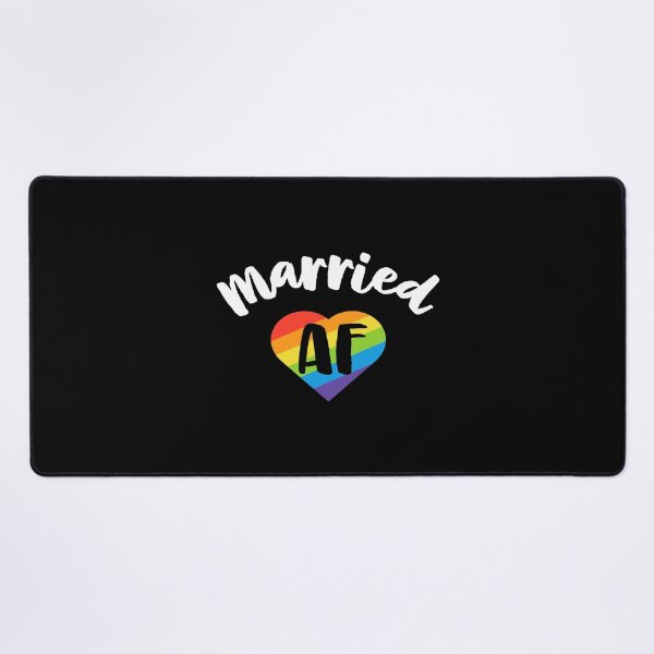 Item preview, Married AF Bachelorette LGBT Gay Lesbian Wedding designed and sold by QueenOfPrint.