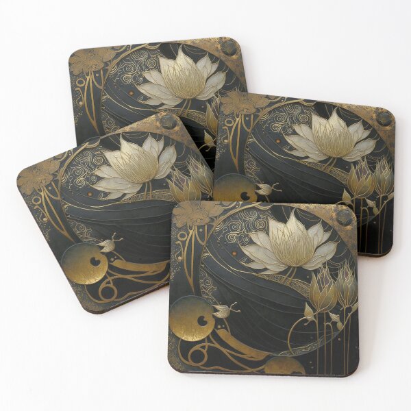 Item preview, flower and gold designed and sold by Kadhaf.