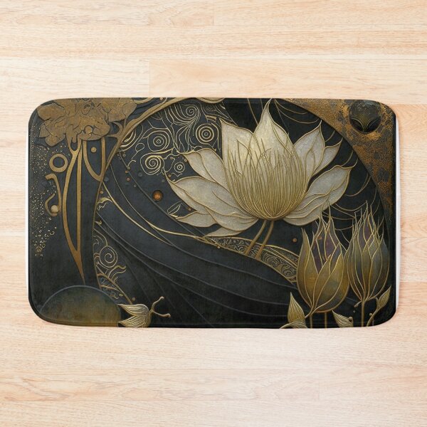 Item preview, flower and gold designed and sold by Kadhaf.
