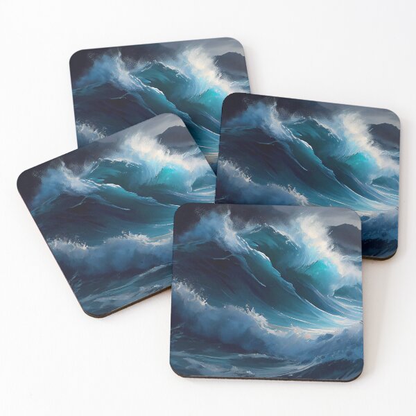 Item preview, Ocean Waves  designed and sold by AiBroughtToLife.