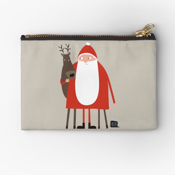 Item preview, Santa and his reindeer / Weihnachtsmann mit Rentier designed and sold by Ulrike Früchtnicht.