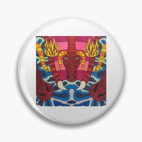 Item preview, Trippy Kaleidoscope Dragons Zoomed designed and sold by Bennett Swanson.