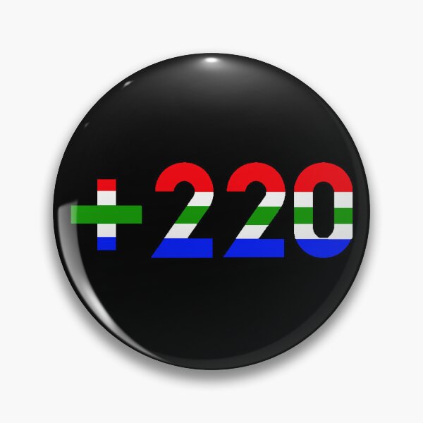 Item preview, The Gambia +220 Country calling code designed and sold by Tony Cisse.