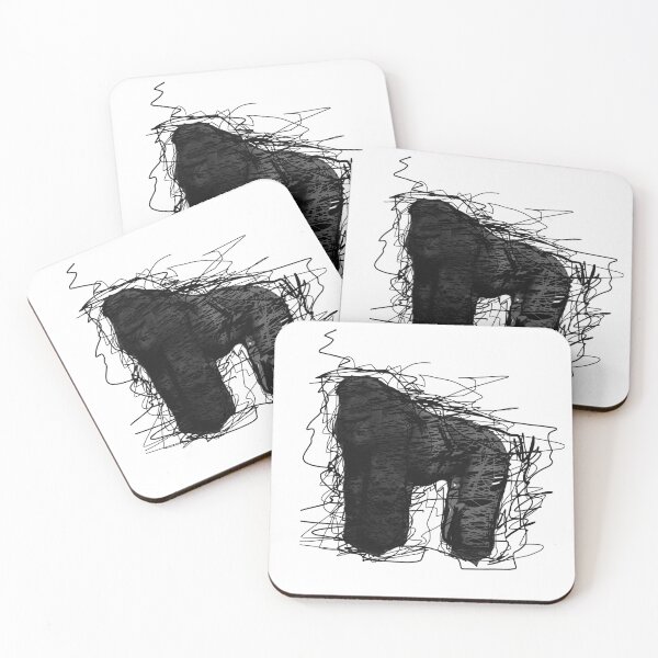Item preview, Gorilla sketch  designed and sold by Coffeemerc117.