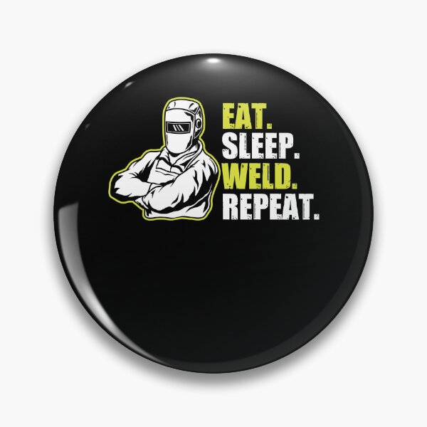 Item preview, Funny Welding Fabricator Welder Worker Weld Repeat designed and sold by Crush Retro®.