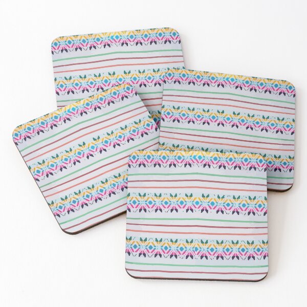 Item preview, Mexican aztec pattern authentic cambaya rebozo serape blanket designed and sold by T-Mex.