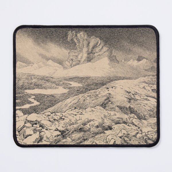 Item preview, Theodor Kittelsen  A Jutulhogget match, Illustration for  Troldskab designed and sold by TeeARTHY.