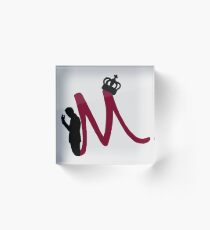 M is for Moriarty Acrylic Block
