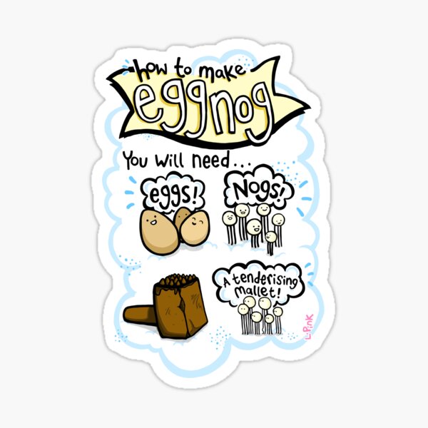 How To Make Eggnog Sticker