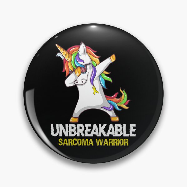 Item preview, Sarcoma Awareness - Unicorn Sarcoma Warrior Ribbon UNBREAKABLE designed and sold by Fernandezf.
