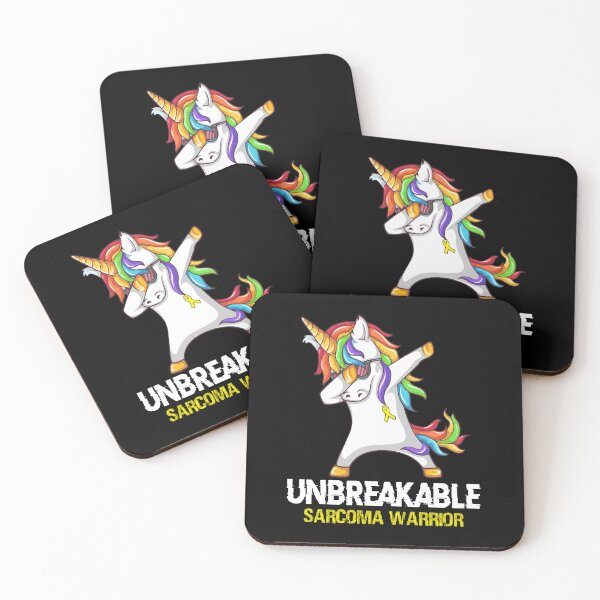 Item preview, Sarcoma Awareness - Unicorn Sarcoma Warrior Ribbon UNBREAKABLE designed and sold by Fernandezf.