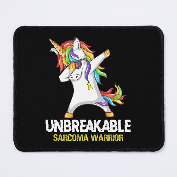 Item preview, Sarcoma Awareness - Unicorn Sarcoma Warrior Ribbon UNBREAKABLE designed and sold by Fernandezf.