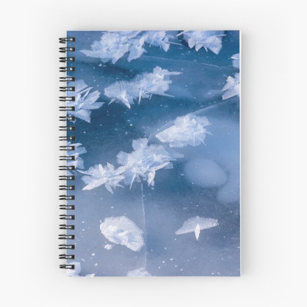 Item preview, Macro ice crystals on a frozen river designed and sold by CanadianWild418.