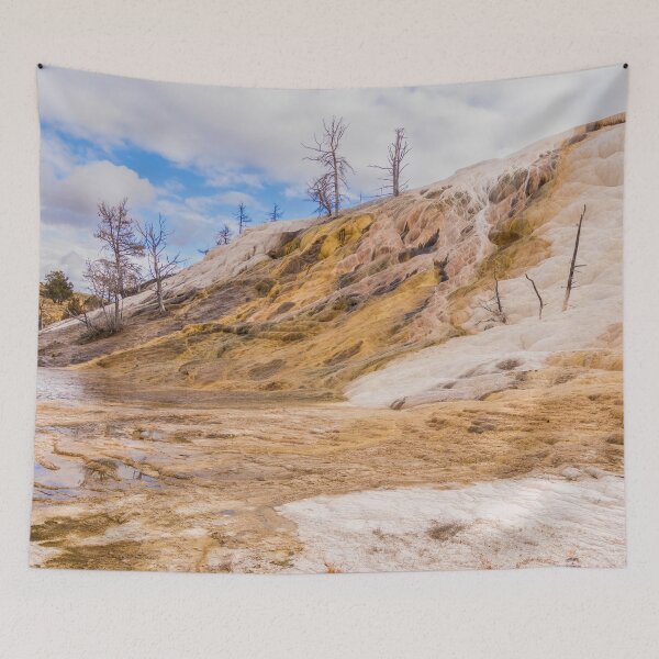 Item preview, Otherworldly Mammoth Terraces at Yellowstone National Park designed and sold by SafariByMarisa.