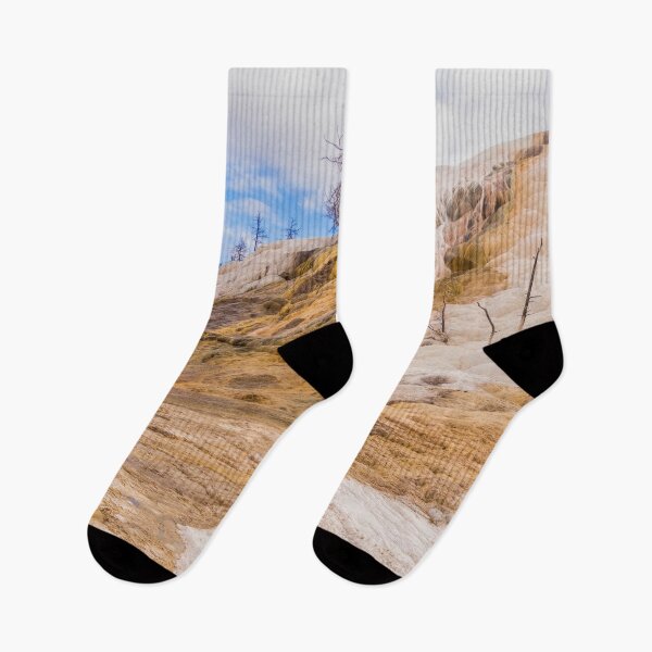 Item preview, Otherworldly Mammoth Terraces at Yellowstone National Park designed and sold by SafariByMarisa.