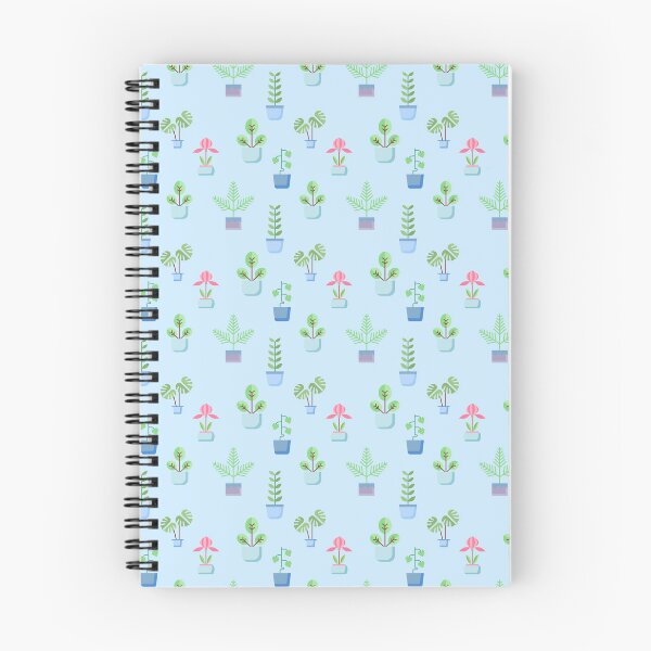 Item preview, Cute house plant pattern blue background designed and sold by Laura_S _13.