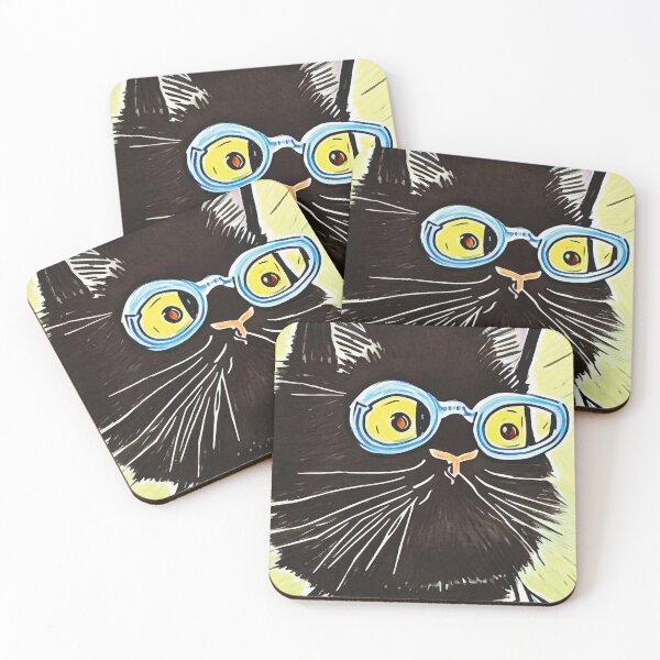 Item preview, BLACK PERSIAN CAT designed and sold by MicbellaArt.