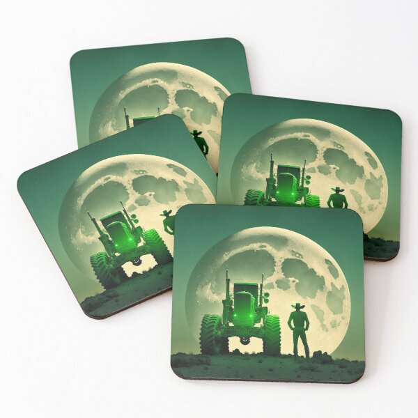 Item preview, Cowboy Under the Green Moon  designed and sold by forwardthinker.