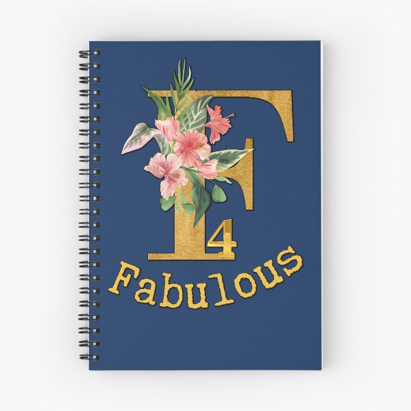 Item preview, Gold and floral F for Fabulous designed and sold by AEROSPACE-IND.