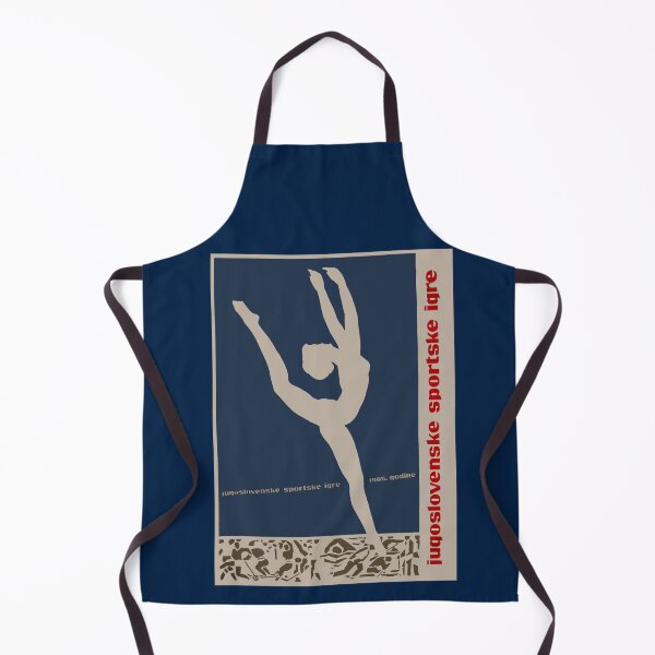 Item preview, YUGOSLAVIA RHYTHMIC GYMNASTICS : Vintage 1965 Sports Games Print designed and sold by posterbobs.