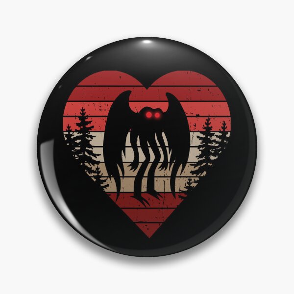 Item preview, Funny Mothman Heart Valentine's Day Boys Girls Vintage Mothman designed and sold by Fleyshop.