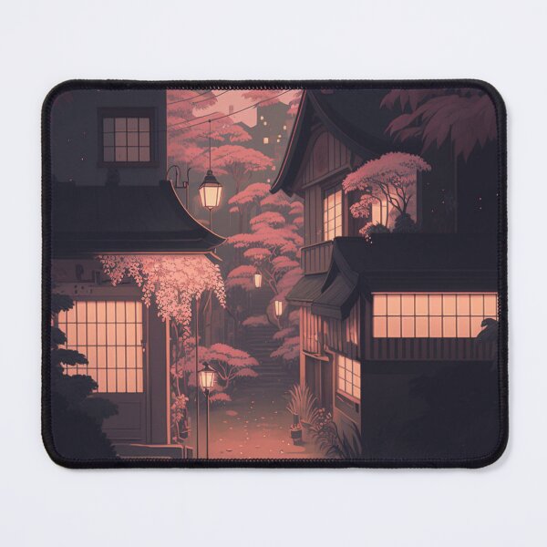 Item preview, Cozy Pink Warm Night Japan Lofi designed and sold by trajeado14.