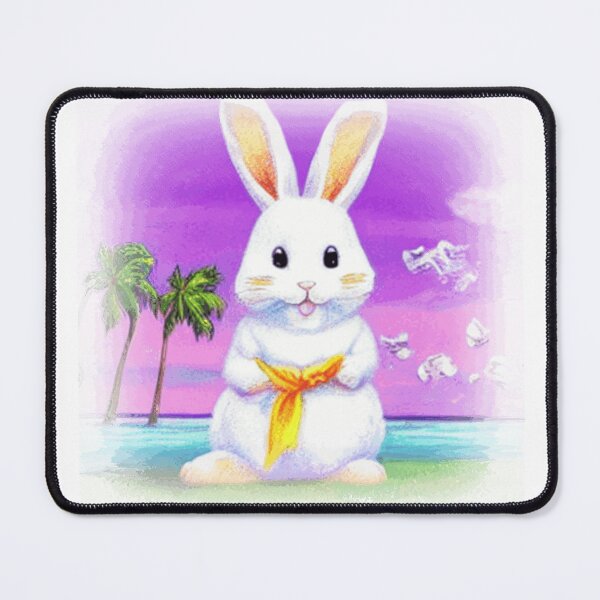 Item preview, Cute Bunny On The Beach - Year Of The Rabbit - 2023 - Easter Bunny designed and sold by Sun Sand & Sea Art.