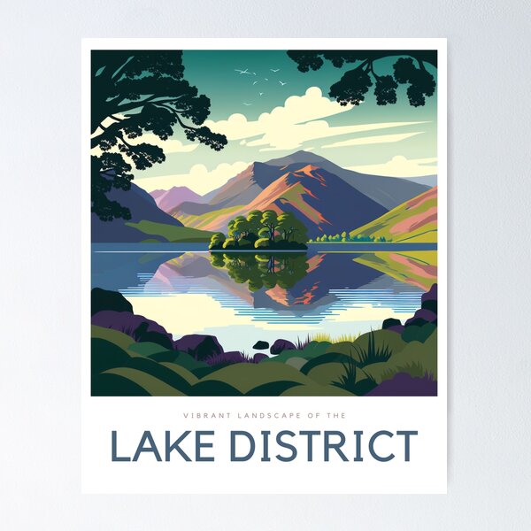 Artikel-Vorschau von Lebendige Landschaft des Lake District, designt und verkauft von andreipopescu.
