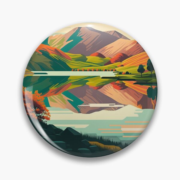 Item preview, Vibrant landscape of The Lake District designed and sold by andreipopescu.