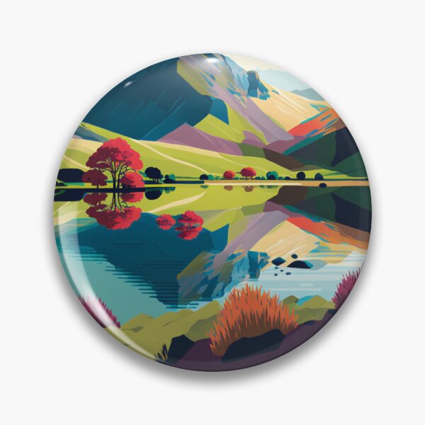 Item preview, Vibrant landscape of The Lake District designed and sold by andreipopescu.