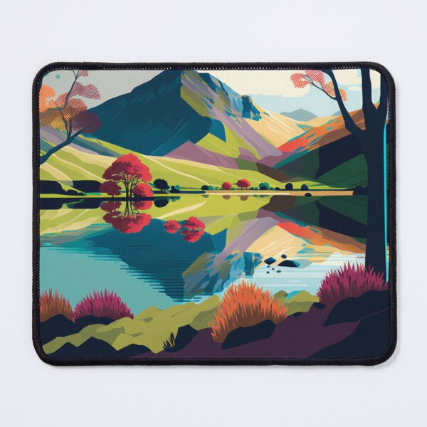 Item preview, Vibrant landscape of The Lake District designed and sold by andreipopescu.