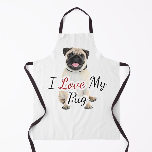 Artikelvorschau, Ich liebe meinen Mops entworfen und verkauft von LoiseauStudio.