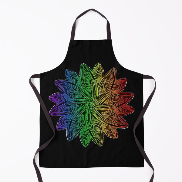 Item preview, Leafy rainbow mandala designed and sold by DaveDanchuk.