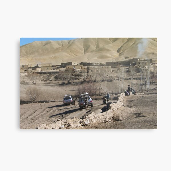 child and soldiers Metal Print